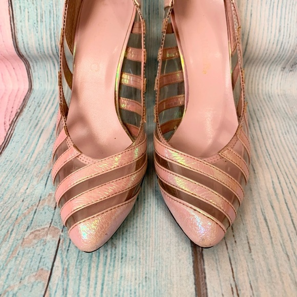 Cute vintage pink heels size 6 - Picture 4 of 12